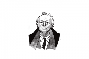 Портрет Бродского - графика