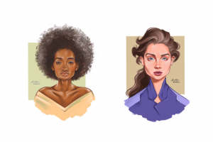 Портреты диджитал пастель