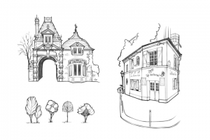 Архитектурные скетчи