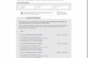 Регистрация платежей Paypal за подписки на сервис