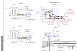 Насосная разрезы станции