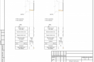 Профиль канализационной сети К1-2