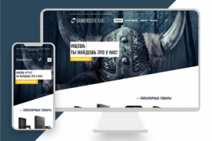 Интернет-магазин для Gamers Dreams