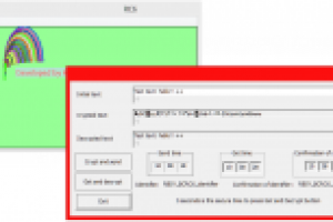 Приложение шифрования текста RC6 блок-шифром и метками времени