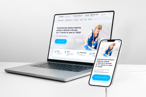 Дизайн сайта клининговой компании Cleanon