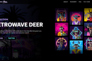 Верстка сайта RETROWARE DEER