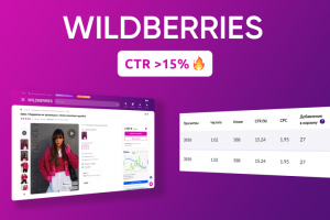 Реклама Wildberries на поиске CTR>15%