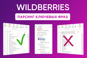 Сбор ключевых фраз для продвижения карточки товара Wildberries
