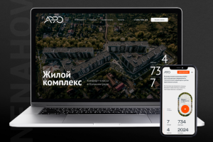 Дизайн сайта жилого комплекса