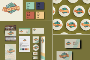 Фирменный стиль для магазина настольных игр.