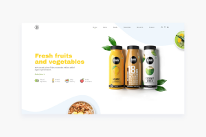 Лендинг для продажи полезных продуктов