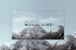 Первый экран. Mountains