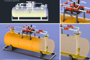 Визуализация САD-модели технологического узла [1]