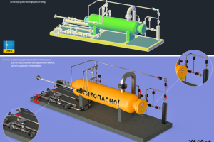 Визуализация САD-модели технологического узла [2]