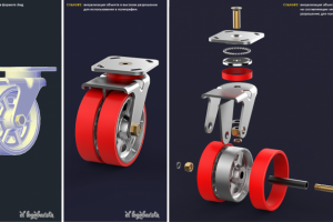 Визуализация dwg-модели оборудования (взрыв-схема) [3]