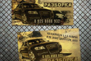 Визитка разборка