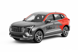 Фирменный стиль на автомобилях Belkacar