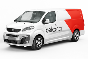 Фирменный стиль на автомобилях Belkacar