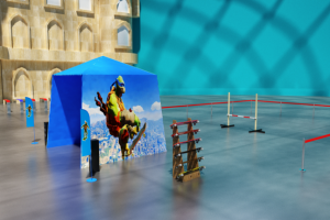 Москва. Остров мечты. Площадка для скейтбордистов