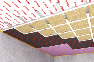 Каркасная звукоизоляция потолков