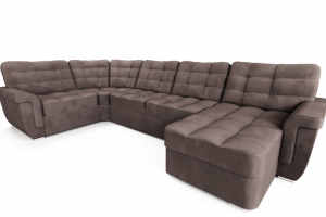 Угловой диван с вращением и трансформацией