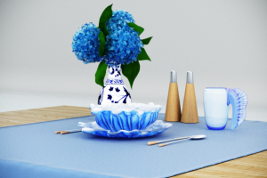 Концепция посуды для ресторана