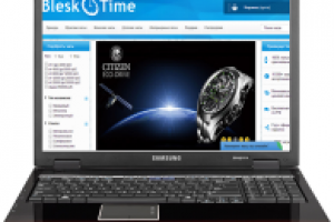 Наполнение сайта blesktime.ru
