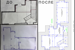 Оцифровка поэтажного плана магазина