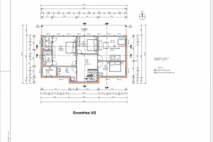 Разработка поэтажного плана особняка в Германии