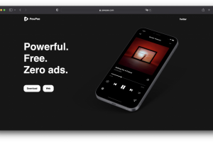 Лендинг для стримингового сервиса