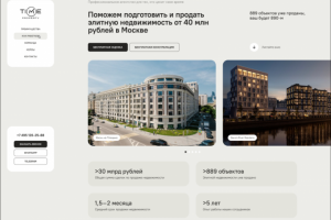 Продажа элитной недвижимости МСК - 181 заявка за 1 месяц