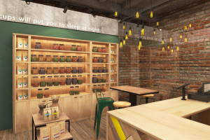 Дизайн интерьера магазина "Чайку?"