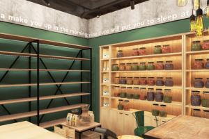 Дизайн интерьера магазина "Чайку?"