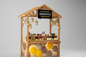 Дизайн острова "Медовуха башкортостана"