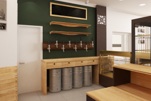 Дизайн интерьера бара "Маруся"