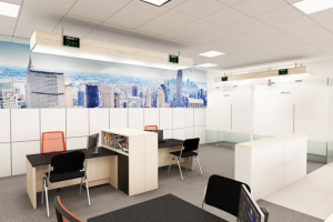 Дизайн интерьеров клиентской зоны банка, г. Москва