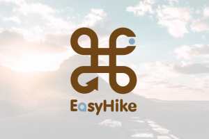 Логотип для приложения по созданию и обмену маршрутов "EasyHike"