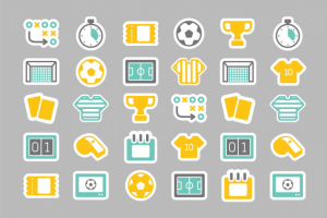 Стикеры для дневника футболиста