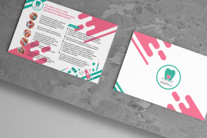 Листовка "ортодонтическое лечение" для стоматологии Stomos