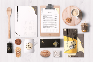 Фирменный стиль компании по продаже кофе