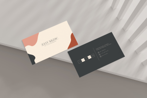 Дизайн визитки для Бровиста