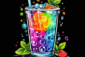 Логотип для bubble tea