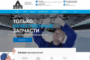 Лендинг Запчасти dingo-auto.ru