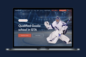 Сайт хоккейной школы «GoalieSchool» в Канаде