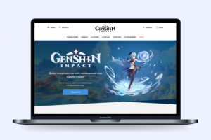 Фанатский Сайт по игре «Genshin Impact»