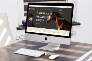 Сайт конно-спортивного клуба "Талисман"