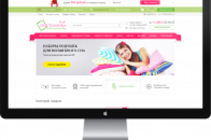 Дизайн интернет-магазина постельного белья