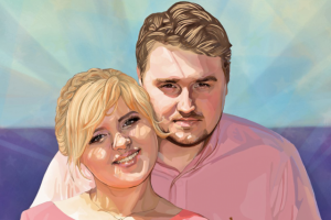 Портрет на графическом планшете