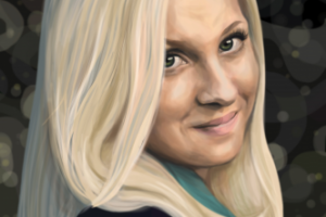 Арт. Портер на графическом планшете