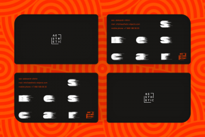 Визитка «Aesthetic»